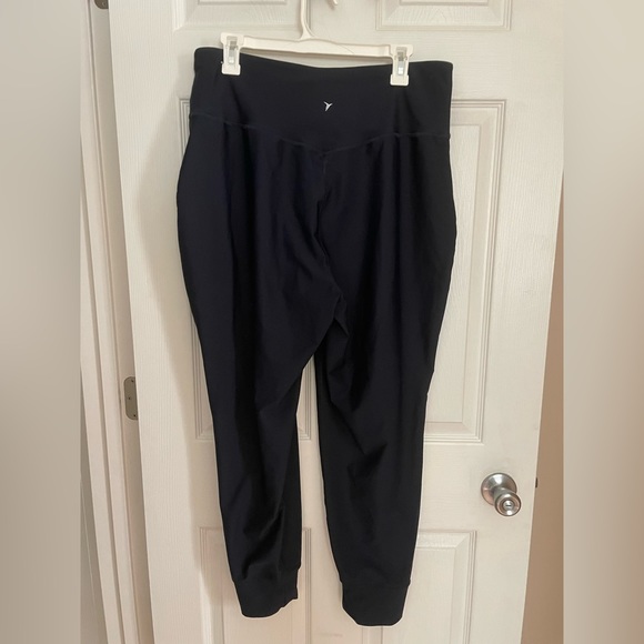 Navy Blue Jogger Leggings - Picture 2 of 4